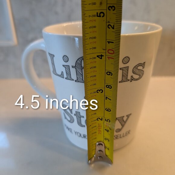 Life is a story, Make yours a best seller Indigo mug - Picture 7 of 8